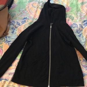 Black LnA Zip Up Hoodie Sz L